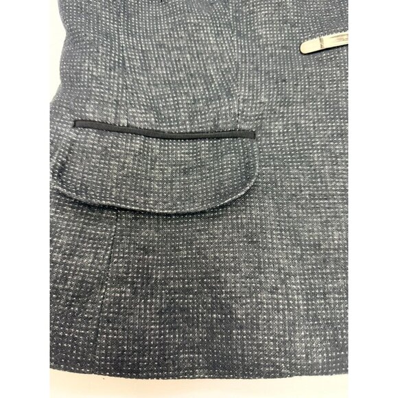 Anne Klein blazer-style jacket|Smoky Blue-Gray| size 6 - Picture 14 of 16